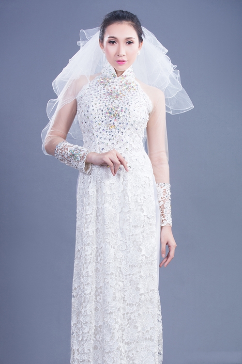 vải áo dài cưới hỏi