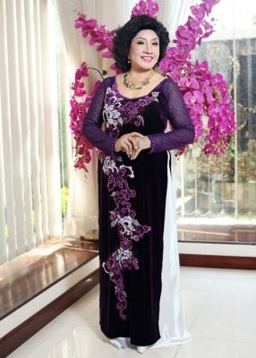 áo dài nhung