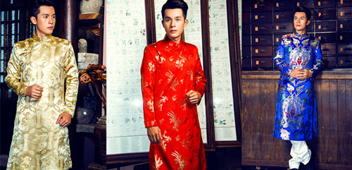 vải áo dài cưới hỏi