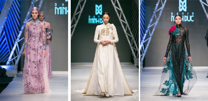 vải áo dài đính đá kết cườm